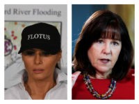 Melania Trump and Karen Pence collage