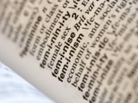 This Monday, Dec. 11, 2017, photo taken in New York shows the word feminism listed in the dictionary. Merriam-Webster has revealed “feminism” as its word of the year for 2017 on Tuesday, Dec. 12. (AP Photo/Peter Morgan)