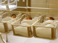 Newborn Babies Sleeping In Hospital Nursery. (Photo by: Tommaso Di Girolamo/AGF/UIG via Getty Images)