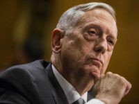 Jim Mattis, U.S. Secretary of Defense, listens during a Senate Foreign Relations Committee hearing in Washington, D.C., U.S., on Monday, Oct. 30, 2017. President Donald Trump's secretaries of state and defense told Congress that Trump has all the authority he needs to fight terrorism with U.S. forces from Niger to Syria, after lawmakers from both parties raised concern about the extent of military deployments. Photographer: Zach Gibson/Bloomberg via Getty Images