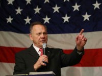 FAIRHOPE, AL - DECEMBER 05: Republican Senatorial candidate Roy Moore speaks during a campaign event at Oak Hollow Farm on December 5, 2017 in Fairhope, Alabama. Mr. Moore is facing off against Democrat Doug Jones in next week's special election for the U.S. Senate. (Photo by Joe Raedle/Getty Images)