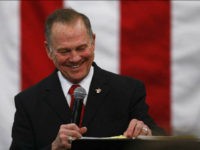 U.S. Senate candidate Roy Moore speaks at a campaign rally, Monday, Dec. 11, 2017, in Midland City, Ala. (AP Photo/Brynn Anderson)