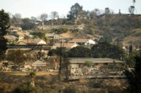 California wildfires force LA Rams to hold practice indoors