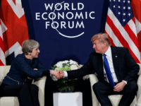 President Trump and PM May Talk at Davos: ‘We Continue to Have That Really Special Relationship’