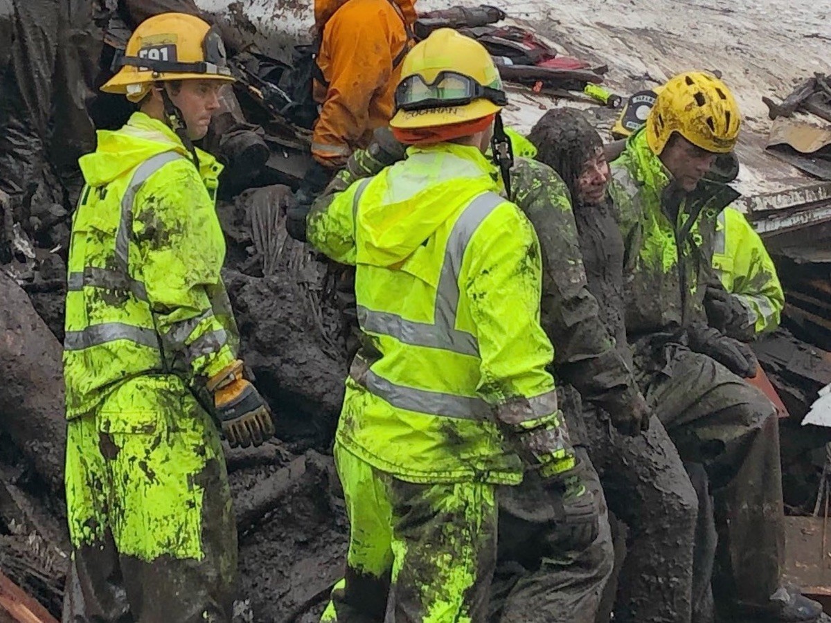 Dramatic Rescues In Montecito Mudslides As Multiple Deaths Confirmed ...