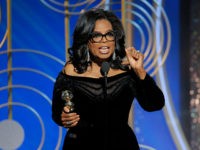 BEVERLY HILLS, CA - JANUARY 07: In this handout photo provided by NBCUniversal, Oprah Winfrey accepts the 2018 Cecil B. DeMille Award speaks onstage during the 75th Annual Golden Globe Awards at The Beverly Hilton Hotel on January 7, 2018 in Beverly Hills, California. (Photo by Paul Drinkwater/NBCUniversal via Getty Images)