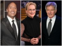 Meryl Streep Harrison Ford Dwayne Johnson Getty