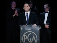 Producer Harvey Weinstein accepts an award onstage at the 24th Annual Producers Guild (PGA) Awards at the Beverly Hilton Hotel on Saturday Jan. 26, 2013, in Beverly Hills, Calif. (Photo by Todd Williamson/Invision for The Producers Guild/AP Images)