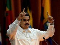 Venezuelan President Nicolas Maduro speaks at the closing ceremony of the XVI Political Council of the Bolivarian Alliance for the People of Our Americas (ALBA) at the Convention Palace in Havana, on December 14, 2017. / AFP PHOTO / YAMIL LAGE (Photo credit should read YAMIL LAGE/AFP/Getty Images)