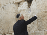 U.S. Vice President Mike Pence visits the Western Wall in Jerusalem's Old City Tuesday, Jan. 23, 2018. (AP Photo/Oded Balilty)