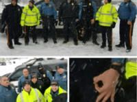 This Facebook post published Thursday by the Matawan Police Department was removed after the chief of police said a joking gesture was wildly misinterpreted. (Via Facebook)