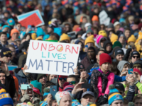 Pro-life supporters gather at the Washington Monument to hear Vice President Mike Pence speak at the March for Life rally on January 27, 2017 in Washington,DC. Anti-abortion activists are gathering for the 44th annual March for Life in Washington, protesting the 1973 Supreme Court decision legalizing abortion. / AFP / Tasos Katopodis (Photo credit should read TASOS KATOPODIS/AFP/Getty Images)