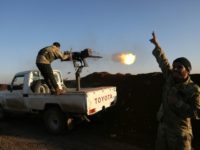 Pro-Ankara Syrian rebels who Turkey calls the Free Syrian Army were engaged in a ground operation on Afrin against the YPG.