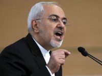 Iran's foreign minister Mohammad Javad Zarif speaks during the Tehran Security Conference in Tehran, Iran, Monday, Jan. 8, 2018. Iran's foreign minister has warned neighboring countries over fomenting insecurity in his country, a reference to anti-government protests that have roiled Iran over the past two weeks. (AP Photo/Ebrahim Noroozi)