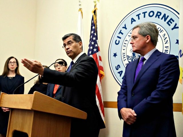 xavier becerra immigration Cali