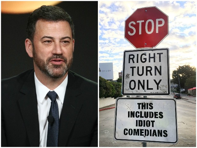 Photos: Street Artist Mocks 'Idiot' Jimmy Kimmel for Hollywood Car Crash