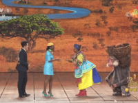 A Chinese Lunar New Year television show is facing accusations of racism after featuring a routine starring a woman wearing face paint and enlarged buttocks to appear African.