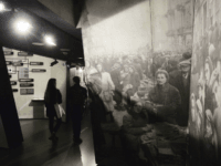 Visitors to the POLIN Museum of the History of Polish Jews look at exhibits from the Warsaw Ghetto of the World War II, in Warsaw, Poland, Thursday, Feb. 1, 2018. Poland and Israel are locked in a bitter dispute over Poland's new legislation that is to regulate Holocaust speech. (AP Photo/Czarek Sokolowski)