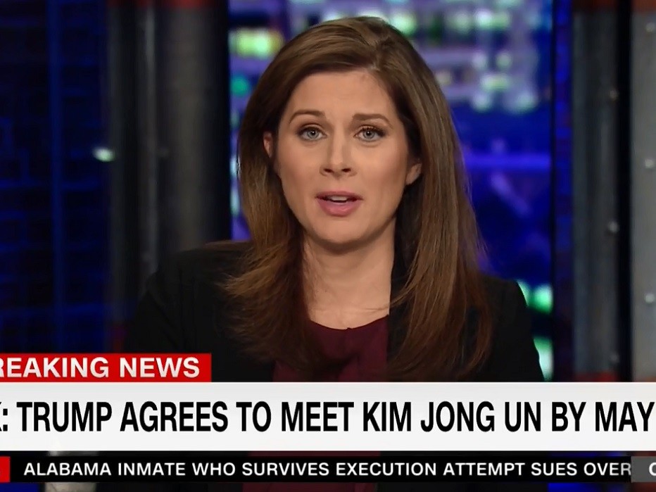 Image result for erin burnett trump meet kim