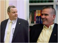 Collage of Jon Tester and Matt Rosendale