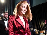 HOLLYWOOD, CA - MARCH 04: In this handout provided by A.M.P.A.S., Emma Stone attends the 90th Annual Academy Awards at the Dolby Theatre on March 4, 2018 in Hollywood, California. (Photo by Matt Petit/A.M.P.A.S via Getty Images)
