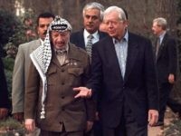 Jimmy Carter and Yasser Arafat (Ric Feld / Associated Press)
