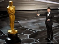 HOLLYWOOD, CA - MARCH 04: Host Jimmy Kimmel speaks onstage during the 90th Annual Academy Awards at the Dolby Theatre at Hollywood & Highland Center on March 4, 2018 in Hollywood, California. (Photo by Kevin Winter/Getty Images)