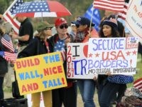 Pro-Trump anti-illegal immigration protesters (Bill Wechter / AFP / Getty)