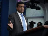 WASHINGTON, DC - MARCH 26: White House Principal Deputy Press Secretary Raj Shah speaks during a White House daily news briefing at the James Brady Press Briefing Room of the White House March 26, 2018 in Washington, DC. Shah held a daily briefing to answer questions from members of the White House Press Corps. (Photo by Alex Wong/Getty Images)