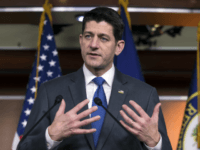 Speaker of the House Paul Ryan, R-Wis., takes questions from reporters about the massive government spending bill moving through Congress, on Capitol Hill in Washington, Thursday, March 22, 2018. (AP Photo/J. Scott Applewhite)