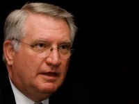 John Walters, Director of the White House Office of National Drug Control Policy, ONDCP, answers questions during a news conference at the U.S. Embassy in Mexico City, Friday, Oct. 17, 2008. Walters is on a two-day visit to Mexico.(AP Photo/Marco Ugarte)