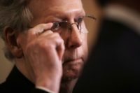 US Senate Majority Leader Mitch McConnell has expressed concern that President Donald Trump's steel tariffs could spark a trade war, but the top Republican signaled that Congress was unlikely to nullify the tariffs through legislation US Senate Majority Leader Mitch McConnell has expressed concern that President Donald Trump's steel tariffs could spark a trade war, but the top Republican signaled that Congress was unlikely to nullify the tariffs through legislation