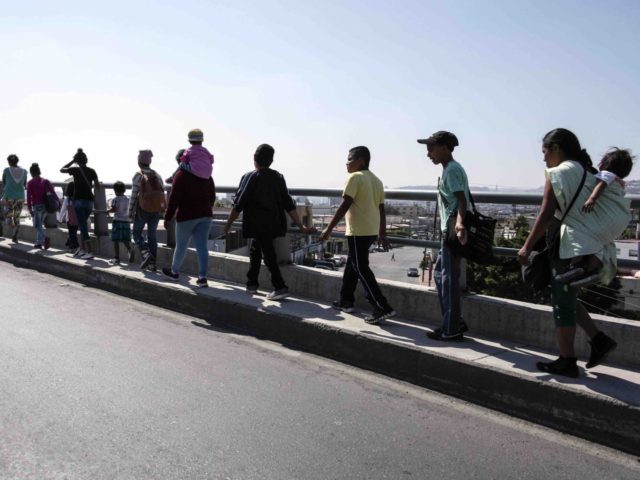 Border caravan (Guillermo Arias / AFP / Getty)