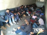 Central American Migrants Locked in Trailer
