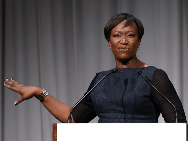 NEW YORK, NY - OCTOBER 29: Host Joy Reid speaks onstage at the 2014 Women's Media Awards at Capitale on October 29, 2014 in New York City. (Photo by Jemal Countess/Getty Images for The Women's Media Center)