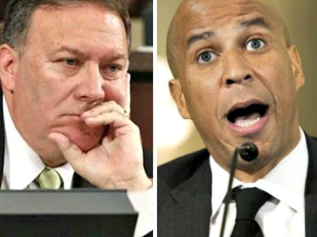Mike Pompeo, Cory Booker
