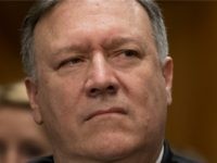 US Secretary of State nominee Mike Pompeo testifies before the Senate Foreign Relations Committee during his confirmation hearing on Capitol Hill in Washington, DC, on April 12, 2018. / AFP PHOTO / JIM WATSON (Photo credit should read JIM WATSON/AFP/Getty Images)