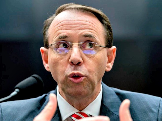 Image result for Deputy Attorney General Rod Rosenstein speaks at Freedom Forum Institute, May 1, 2018. (YouTube screen capture/Freedom Forum Institute)