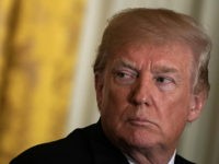 WASHINGTON, DC - APRIL 03: U.S. President Donald Trump listens during a joint news conference in the East Room of the White House April 3, 2018 in Washington, DC. Marking their 100th anniversary of their post-World War I independence from Russia, Latvian President Raimonds Vejonis, Estonian President Kersti Kaljulaid and Lithuanian President Dalia Grybauskaite participated in the United States-Baltic Summit with U.S. President Donald Trump at the White House. (Photo by Alex Wong/Getty Images)