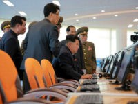 This undated picture released from North Korea's official Korean Central News Agency (KCNA) on October 29, 2015 shows North Korean leader Kim Jong-Un (2nd R) inspecting the Sci-Tech Complex at the Ssuk Islet in Pyongyang. AFP PHOTO / KCNA via KNS REPUBLIC OF KOREA OUT THIS PICTURE WAS MADE AVAILABLE BY A THIRD PARTY. AFP CAN NOT INDEPENDENTLY VERIFY THE AUTHENTICITY, LOCATION, DATE AND CONTENT OF THIS IMAGE. THIS PHOTO IS DISTRIBUTED EXACTLY AS RECEIVED BY AFP. ---EDITORS NOTE--- RESTRICTED TO EDITORIAL USE - MANDATORY CREDIT 