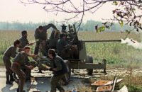 The eastern Croatian town of Vukovar was razed to the ground during a siege by Yugoslav forces in autumn 1991