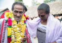Khomdram Gambhir Singh was welcomed home to remote Manipur 40 years after he left, reunited with family when someone saw a YouTube video of him singing