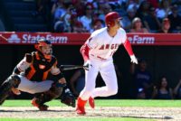 In his first American baseball season Shohei Ohtani of the Los Angeles Angels of Anaheim is 2-1 with a 3.60 ERA with 19 strikeouts in 15 innings over three starts