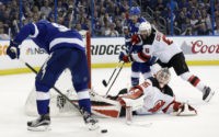 Steven Stamkos, J.T. Miller, Cory Schneider, Andy Greene