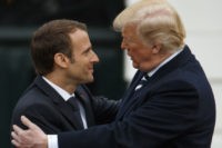 Donald Trump, Emmanuel Macron, Melania Trump, Brigitte Macron