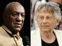 CosbyPolanski1 In this combination photo, Bill Cosby speaks to an audience on the campus of University of the District of Columbia in Washington on May 16, 2006 , left, and director Roman Polanski appears at the photo call for the film, "Based On A True Story," at the 70th international film …