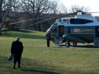 US President Donald Trump walks to Marine One prior to departing from the South Lawn of the White House in Washington, DC, March 13, 2018, as he travels to California for the first time as President. Donald Trump wanted to change up his cabinet team before launching high-stakes negotiations with North Korea, a senior US official said Tuesday, after the president announced Mike Pompeo would succeed Rex Tillerson as his top diplomat. / AFP PHOTO / SAUL LOEB (Photo credit should read SAUL LOEB/AFP/Getty Images)