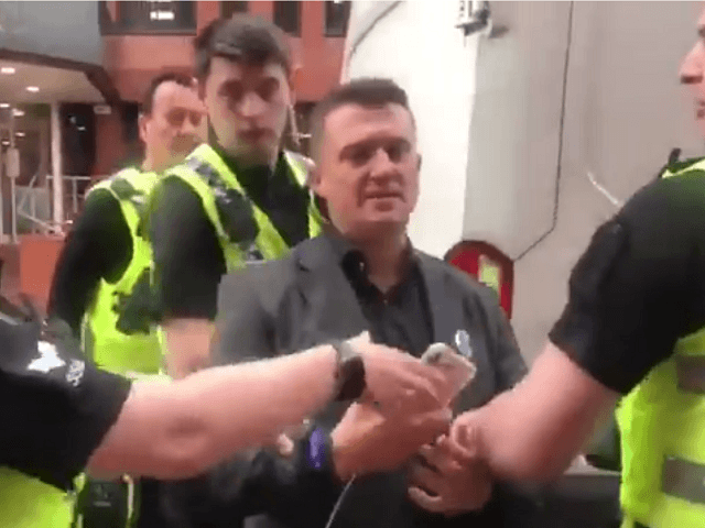 Tommy Robinson arrested outside Leeds Crown Court