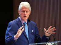 former-potus-bill-clinton-5-9-18-getty Former US President Bill Clinton speaks at the fifth annual Town & Country Philanthropy Summit on May 9, 2018 at Hearst Tower in New York City. (Photo by ANGELA WEISS / AFP) (Photo credit should read ANGELA WEISS/AFP/Getty Images)