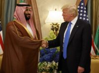 Trump Pay to Play Donald Trump, Melania Trump In this May 20, 2017, file photo, President Donald Trump shakes hands with Saudi Deputy Crown Prince and Defense Minister Mohammed bin Salman in Riyadh. In emails obtained by The Associated Press, George Nader claims he later met with Mohammed bin Salman, who by then had been elevated to crown prince, and Abu Dhabi’s crown prince, Sheikh Mohammed bin Zayed Al Nahyan, in a lobbying effort to alter U.S. policy in the Middle East. (AP Photo/Evan Vucci, File) Donald Trump, Melania Trump